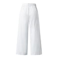 thumbnail image 4 of FNFYFH Liquidation Pantalons en Lin Confortables pour Femmes, 4 of 4