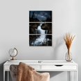 thumbnail image 2 of Elephant Stock Milky Way Waterfall Wall Art - Vertical Multi Panel Canvas - Living Room Wall Decor - Nature Multi Panel - Blue And White Decor By Lucas Moore - 14" x 23", 2 of 4