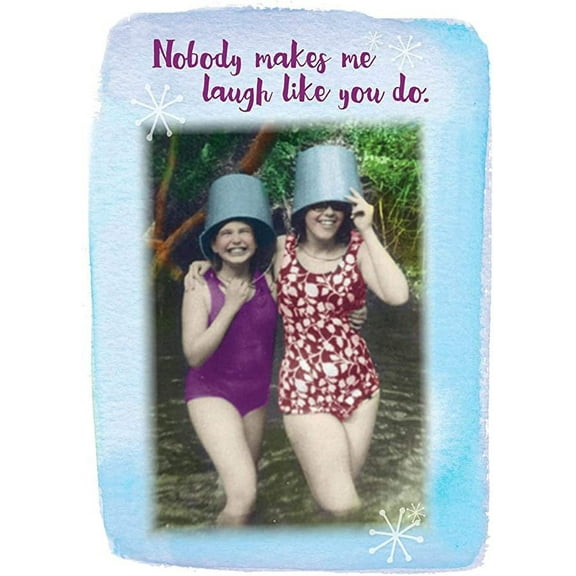 Best Friend Birthday Greeting Card (5" x 7") by Actual Pictures | 3 Pack   3 Envelopes (Make Me Laugh)