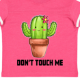 thumbnail image 4 of Inktastic Cute Cactus Dont Touch Me Boys or Girls Toddler T-Shirt, 4 of 5