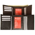 thumbnail image 2 of Mens Leather Simple Trifold ID Wallet 1145, 2 of 15