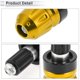 thumbnail image 4 of Unique Bargains 2pcs Tapones para Extremos de Manillar de Motocicleta Universal Aleación de Aluminio para Manillar de 7/8" 22mm Tono Dorado, 4 of 6