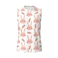thumbnail image 6 of Lsque Rabbit Is And Carrots Print Men's Cotton Blend Sleeveless Muscle Shirts (S-3XL)- Moisture Wicking, Odor Protection, UPF 30+,Large, 6 of 8