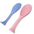 thumbnail image 4 of 2PCS Wheat Straw Fish Shaped Standing Rice Spoons Rice Paddle Spoons Upright Rice Ladle Sushi Shovel for Kitchen (2 Color), 4 of 7