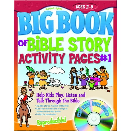 The Big Book of Bible Story Activity Pages #1 (with (Best Bible On Cd)
