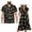 Christmas Elk, variant on Uorisanigo Candy Canes Couples Matching OutfitsChristmas Men's Short Sleeve Shirt Size 2XS Fashion Hawaiian Tops Workwear and Womens V-neck Midi Casual Dress Summer Dresses