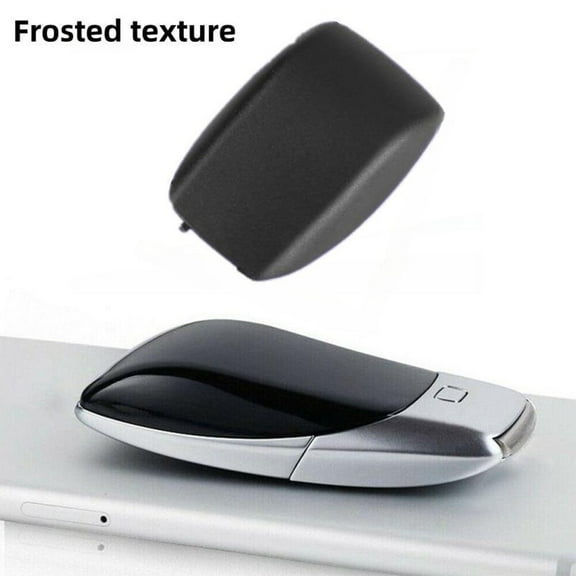 1x Matte Black Smart Key Case Cover Rear Cover For Mercedes-Benz C E S Class GLE