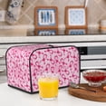 thumbnail image 6 of Picia Breast Cancer Ribbons Awareness Print 4 Slice Toaster Cover , Toaster Protector Dustproof Kitchen Appliance Cover, Kitchen Appliance Dustproof Protector, 6 of 7