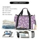 thumbnail image 5 of Disketp Purple Butterflies Floral Bolsa de Viaje Tipo Duffle, Bolso de Mano para Fin de Semana para Mujer, Bolsa de Gimnasio Ligera para Hombre, Esencial para Viajes, 5 of 7
