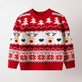 thumbnail image 5 of AUNVITO Women&Men's Family Christmas Sweater Reindeer Snowflake Knit Pullover for Festive Matching Cozy Family Outfits, 5 of 7
