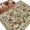 Light Beige, variant on Pink Spring Floral Round Area Rug 5Ft Washable Circle Rugs for Living Room Bedroom, Elegant Pastoral Flowers Birds Watercolor Non-Slip Carpet Floor Mats Indoor Outdoor Carpet Runner Home Decor