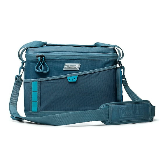 Coleman Sportflex 30 Leakproof Padded Soft Sided Can Soft Cooler Bag, Blue