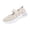 Beige, variant on UDAUDU Womens Orthopedic Shoes Arch Support Non Slip Slip on Golf Shoes Wide Width Mesh Stretch Walking Shoes Soft 2026 Orthopedic Shoes Pink 8 Wide
