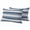 Grey Navy Blue, variant on 2 Pack Outdoor Waterproof Throw Pillow Covers,Navy Blue Green Stripe Decorative Square Pillow Case Patio Pillowcases for Chair Couch Sofa 16x16in