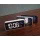 thumbnail image 2 of BR Reloj despertador digital con pantalla LED, temperatura promedio, alarmas duales, puerto de carga USB, 2 of 4