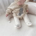 thumbnail image 2 of Gibobby Mameluco niña de manga larga de algodón con estampado de otoño para bebés recién nacidos, niñas y niños, ropa(Gris, 18-24 Meses), 2 of 4