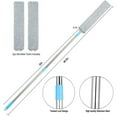 thumbnail image 3 of Household Gap Dust Cleaner,Retractable Gap Dust Cleaner Cleaning Tools with 1 Microfiber Dusting Cloths Long Handle,Washable and Retractable Duster Brush for Cleaning Under Appliances Furniture,48.5", 3 of 8