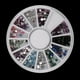 thumbnail image 1 of Uñas postizas a presión, regalo para mujer, 1 caja de cuentas de acero de color, redondas, con diamantes de imitación, para decoración de uñas, esmalte de uñas., 1 of 2