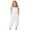 White, variant on Zanarzt Overalls for Girls Girls' Sleeveless Jumpsuit Spaghetti Strap Pants Long Pants with Pockets Light Blue,7-8 Years