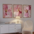 thumbnail image 4 of 3pcs/set, Abstract Pink Flower Painting, Modern Peony Art Wall Decoration, Living Room Wall Decoration, Flower Bedroom Art Print, No Frame, 4 of 4