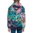 thumbnail image 4 of Kll Unisex Kids Boys Girls Hooded Pocket Pullover Hoodies-Watercolor Mandala, 4 of 9