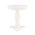 thumbnail image 3 of Linon Bree Table d'Appoint en Bois, Blanc, 3 of 6