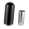 thumbnail image 2 of Bote de basura comercial de Metal 48L Negro Strade Fareast Limited, 2 of 8