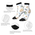 thumbnail image 5 of Silaia Bluey Print Adult Socks,Ankle Athletic Running Socks,Cushioned Breathable Low Cut Sports Tab Socks for Men and Women,Moisture-Wicking Crew Socks, 5 of 7