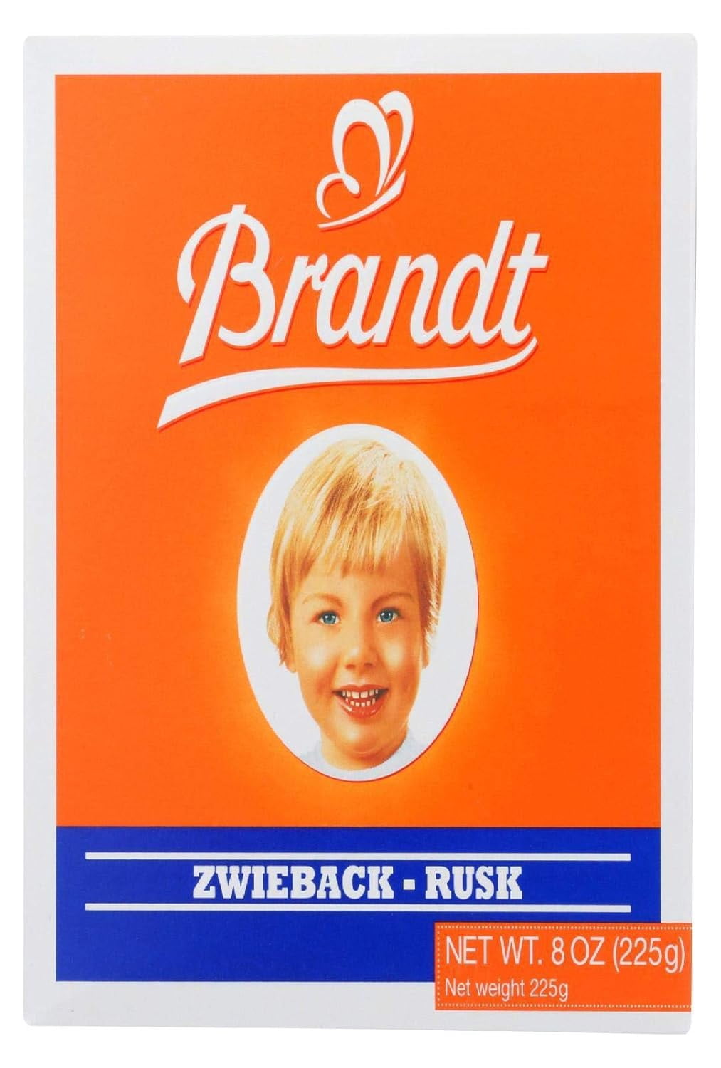 Brandt Zwieback Rusk ,Sweetened Crispy Bread,Perfect for Teething Children ,Enjoy With Sweet or Savory toppings,8 oz, 3 Pack