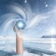 thumbnail image 5 of High-Speed Handheld FanUSB Rechargeable Portable Mini Fan Powerful Wind Quiet For OutdoorTravel Summer Use, 5 of 5