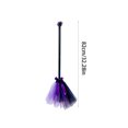 thumbnail image 3 of Dpityserensio Fall Decor Halloween Witch With String Lights Removable Riding Broomstick Prop With Web Decor Kids Witch Accessory For Party, 3 of 7