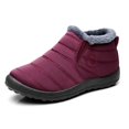 thumbnail image 1 of Botas de nieve cálidas, botines cálidos de invierno, botas con forro de piel, zapatos de invierno gruesos impermeables para mujeres y hombres, 1 of 5