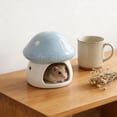 thumbnail image 4 of Hamster en Céramique pour Cachette Intérieure, Dôme en Forme de Gerbille, Abri Relaxant, 4 of 6