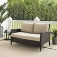 thumbnail image 2 of Crosley Kiawah Causeuse d'Extérieur en Osier, Beige, 2 of 12