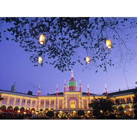 Tivoli Gardens Copenhagen Denmark Print Wall Art By Jon Arnold