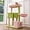 Pink & Green, variant on 41" Tall Gothic Cat Tree for Medium-Large Cats, Heavy Duty Cat Tower with 2.8in Posts & Washable Top Perches, Space-Saving Cat Furniture for Apartments, Easy to Assembly