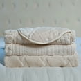 thumbnail image 5 of Home Soft Things 4 Piece Tatami Quilted Faux Fur Bedspread - Taupe - Oversize King (120" x 120"), 5 of 7