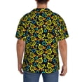 thumbnail image 3 of Gukieu Ducks1 Print Men's Short-sleeved Shirts, Button-down Pocket Shirts, T-shirts, Beach Vacation Travel Summer Clothing-Medium, 3 of 5