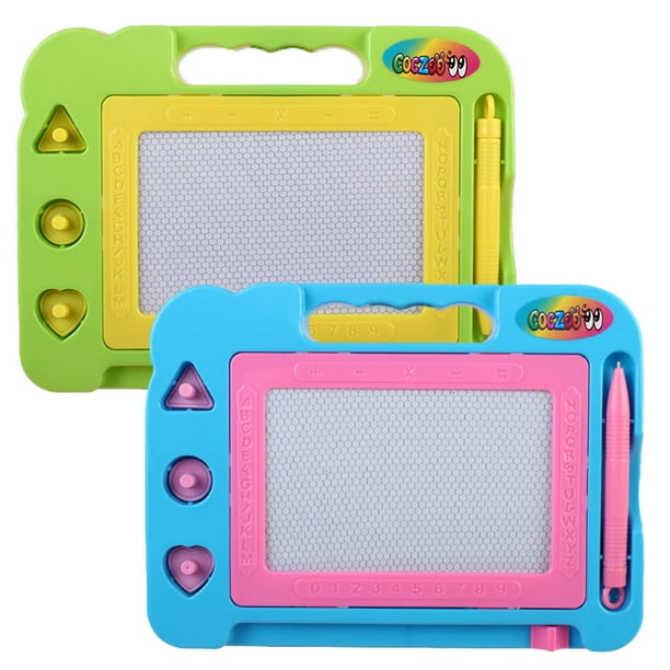 Tablero de dibujo magnético para niños, tablero de graffiti en color, tablero de escritura magnético borrable para niños