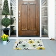 thumbnail image 5 of Yayeee Doormat for Indoor Entrance 32" x 20" Non Slippery Floor Rug, White Flower, 5 of 8
