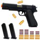 thumbnail image 1 of Pistola de juguete Nogevo con expulsión automática de casquillos, 40 casquillos y 50 balas de espuma, 1 of 7