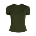 thumbnail image 5 of Scoop Women's Ultimate Refined Jersey Knit Fitted Baby Tee, Sizes XS-XXL, 5 of 5