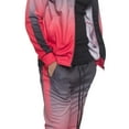 thumbnail image 7 of Men's 2 Piece Full Zip Jacket Sweatpants Ombre Gradient Colored Track Suit Set ST579 - Red - Medium, 7 of 7