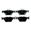 Wearever Silver Organic Brake Pads - Rear (4-Pad Set)