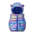 thumbnail image 3 of SXIMEE 1-5T Baby Girls Puffer Down Vest Toddler Hooded Puffer Zip Jacket Winter Lightweight Coat with Pocket, 3 of 7