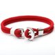thumbnail image 1 of Pulseras de ancla de plata de moda 2023 Cadena de dijes para hombres y mujeres 550 Par, 12, 1 of 3