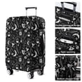 thumbnail image 5 of Black Gothic Moon Card Moth Pattern Luggage Cover Fashion Suitcase Cover Baggage Covers Fit 25-28 Inch Luggage (Go Travel), 5 of 5