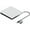 White, variant on External CD DVD Drive USB 3.0 & USB-C, Portable CD DVD ROM +/-RW Optical Disc Drive Player Reader Writer Burner for Mac MacBook Pro/Air, iMac, Laptop Computer Windows 11/10/8/7, White