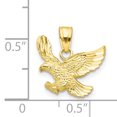 thumbnail image 3 of Collier Pendentif Aigle en Or Jaune 10k, 3 of 7