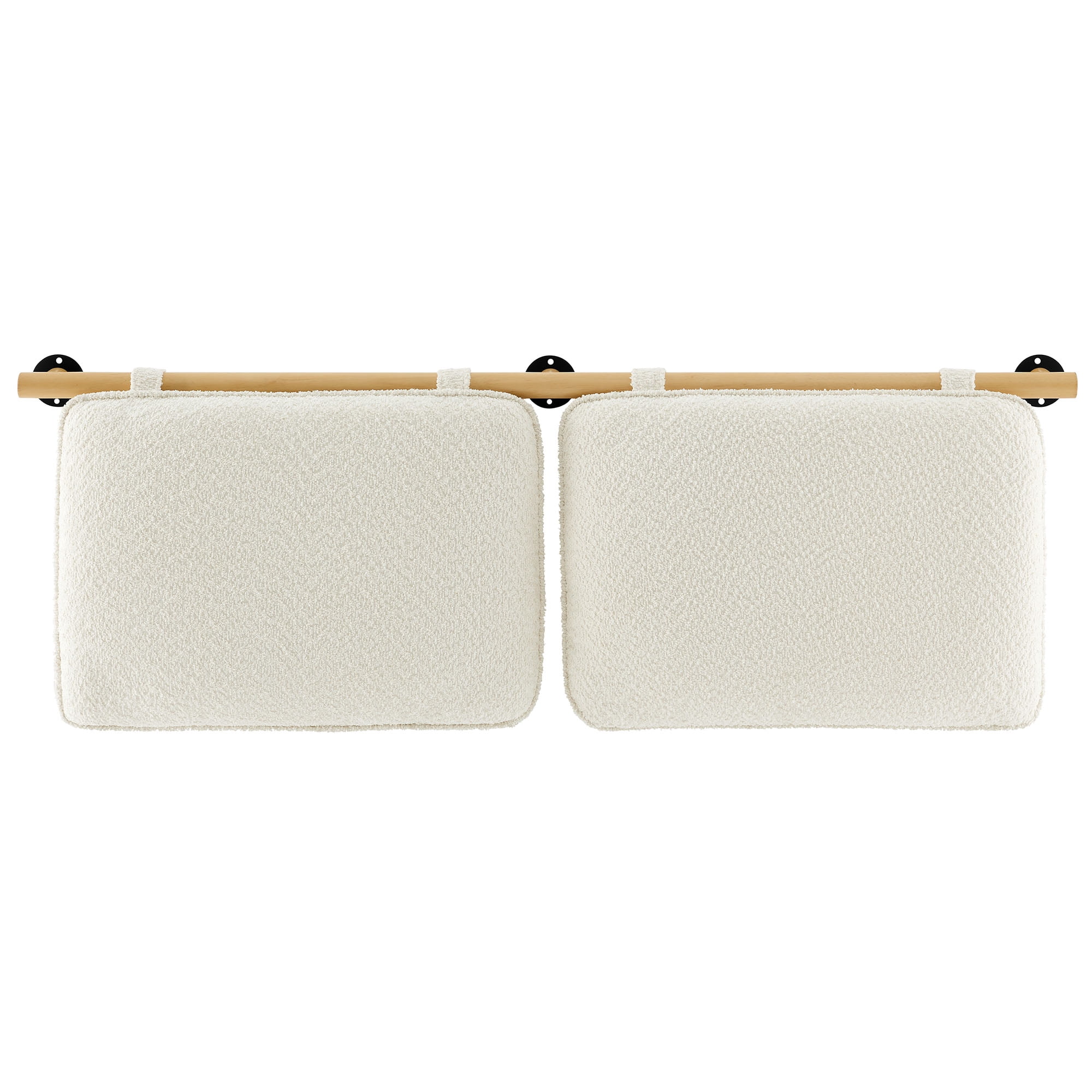 Anela Queen Headboard in Cream Natural